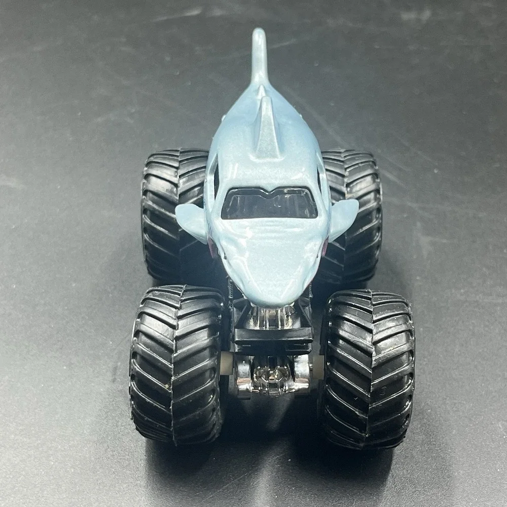 Monster Jam Megalodon Overcast Loose Truck HTF 1/64 Diecast Over‎ Cast Gray